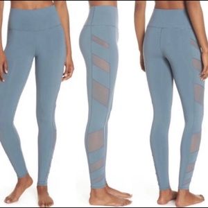 Alo Yoga Block High Waist Mesh Inset Leggings